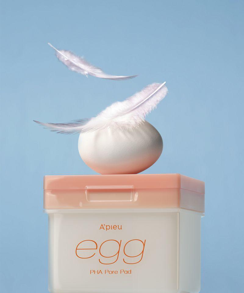 EGG PHA Пэды для пор с экстрактом яйца (80 шт./180 г)