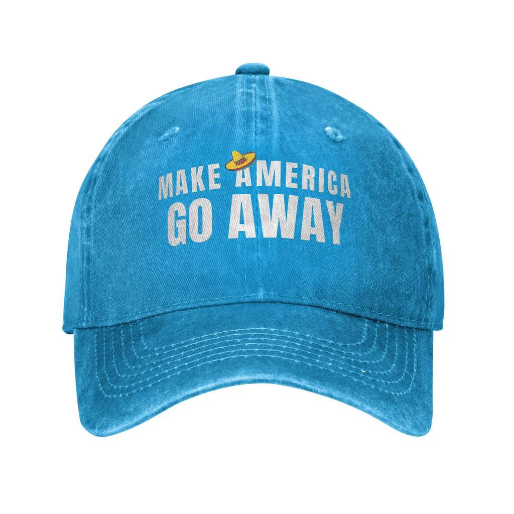 Baseball Cap Make America Go Away Summer yk Cool Hip Hop Hats Women Unisex Custom Logo Running Hippie High Quality Baseball Caps