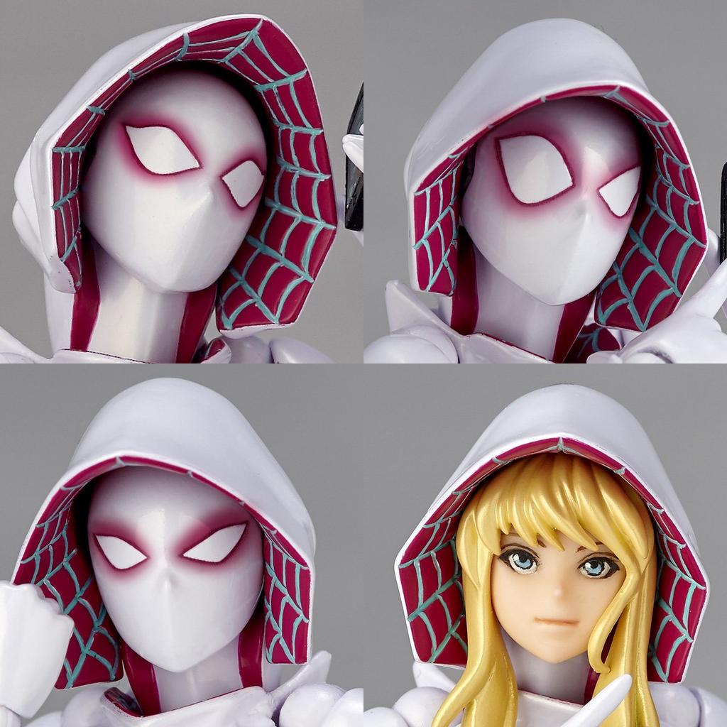 Figure Complex AMAZING YAMAGUCHI Spider-Gwen (reissue) Approx. 155mm ABS & PVC Painted Action Figure Revoltech