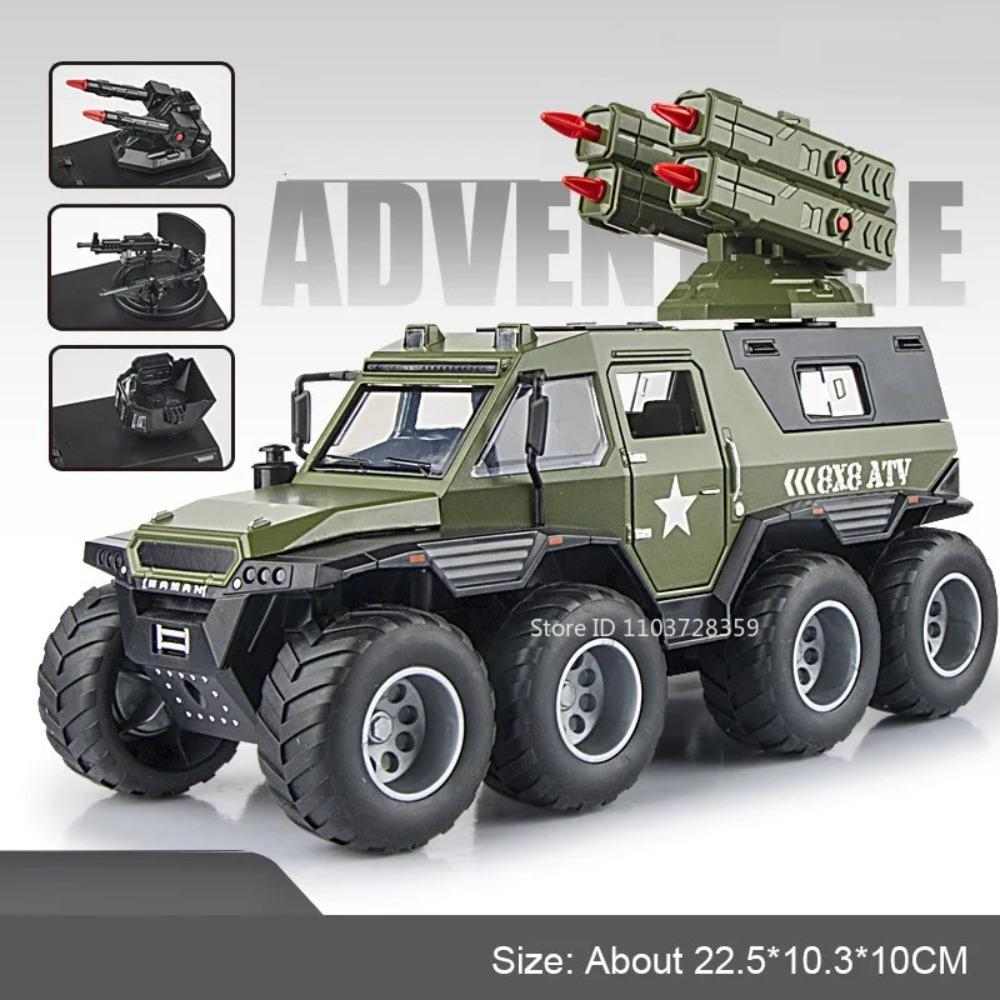 1:Масштаб 1:24 Авторос Шаман Полицейская Машина Модель Игрушки Сплав Литье Под Давлением Внедорожник Звук Свет Двери Открываются Оттянуть Назад Для Детей Подарки