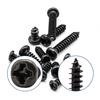 PENGLIN 450-Piece Pan Head Tapping Screw Set, Carbon Steel, M2.3, M2.6, M3, Black, Micro Screws, Pan Head Tapping Screws