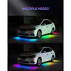 Symphony LED Car Underglow Light Strip Backlight 12V RGB APP Remote Voice Control Auto Decorative Atmosphere Underbody Neon Lamp