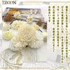 JZOON Luxurious Flower Hair Coming of Age Japanese Graduation Hair Cute Flower White Ornament, Reception, Wedding, Ceremony, Clothing, Hakama,