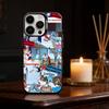 Чехол для телефона MGK LOST A-AMERICANA для iPhone 17,16,15,14,13,12,11, Pro Max, Plus Конфетно-серебристый