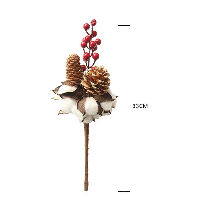Cotton Dried Naturally Artificial Flowers Plants Floral Branch For Wedding Party Decoration Fake Flowers Home Artificial Decor