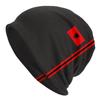 Albania Flag Stripe Skullies Beanies Caps For Unisex Women Unisex Cool Winter Warm Knit Hat Adult Albanian Patriotic Bonnet Hats