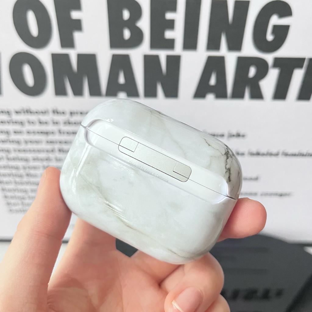 Hot-selling marble, suitable for AirPodsPro1 earphone case PC all-inclusive earphone case earphone case
