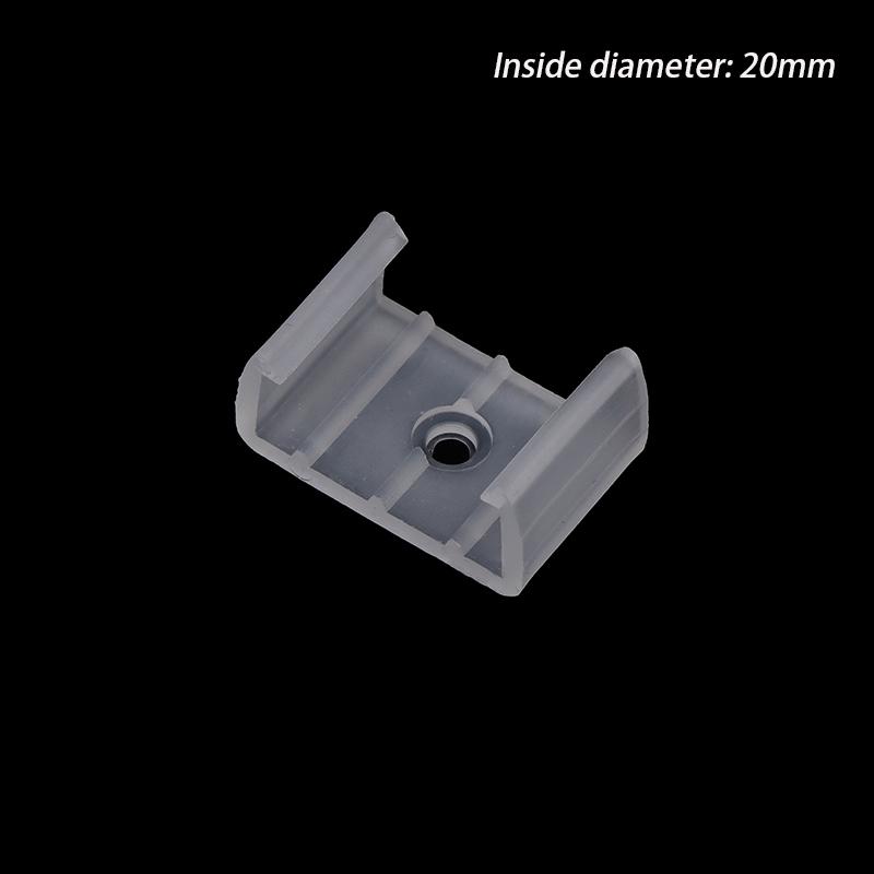 20 шт. 10/12/14/17/20 мм светодиодная лента фиксирующие зажимы разъем для фиксации 2835 неоновый свет 220 В Cob пластиковая пряжка гибкие аксессуары AVE