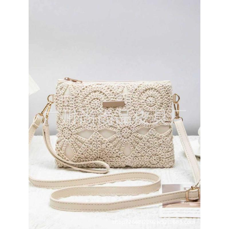 Новая тенденция полый цветок ручная сумка на плечо через плечо повседневная маленькая квадратная сумка легкая роскошь для повседневного образа
