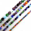 39-95Pcs Flower Glass Beads Loose Round Beads For Jewelry Making DIY Bracelet Necklace Accessories