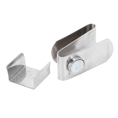 Магнитный держатель мела для снукера и пула, портативный зажим S-образной формы из нержавеющей стали, компактный размер