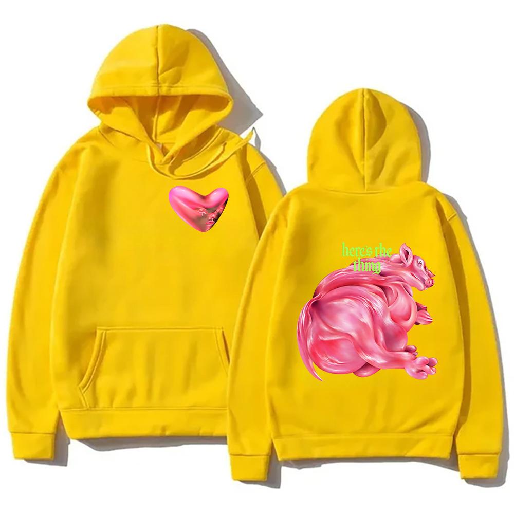 Fontaines DC Here's The Thing Hoodie New Creative Sweatshirt Fashion Two Sides Print Clothing Unisex High Street Sportswear Hoody