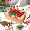 DIY Wreath Christmas Pine Needles Handcraft Artificial Plastic Plants  DIY Christmas Gift