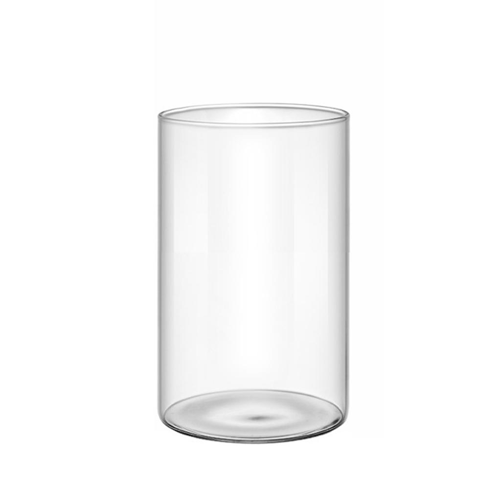 Clear Glass Cylinder Vase Multiple Size Glass Flower Vase Hydroponic Floral Container Candle Holder Table Centerpieces