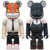 MEDICOM TOY Chainsaw Man Bomb Each Approximately 70mm Finished Figure BE@RBRICK & 2-Piece Set, Tall, Non-scale, Painted,