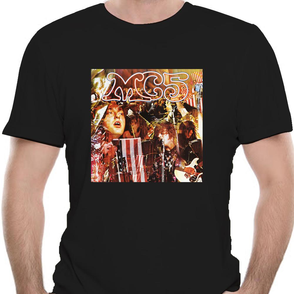 New Mc5 Kick Out The Jams 70s Rock Band Mens White Tshirt Size Xs5xl