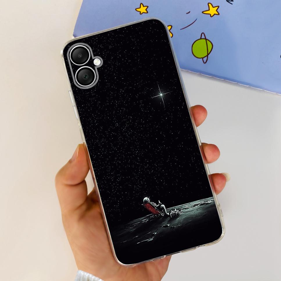 Case For Samsung Galaxy A06 4G 6.7" Cute Cartoon Astronaut Dinosaur Soft Silicon TPU Cover For Samsung A06 SM-A065F Phone Case