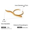 ERESI  Fashion Rings Adjustable PVD 18k Gold Plated Stainless Steel Ring Waterproof Statement Rings Jewelry Women