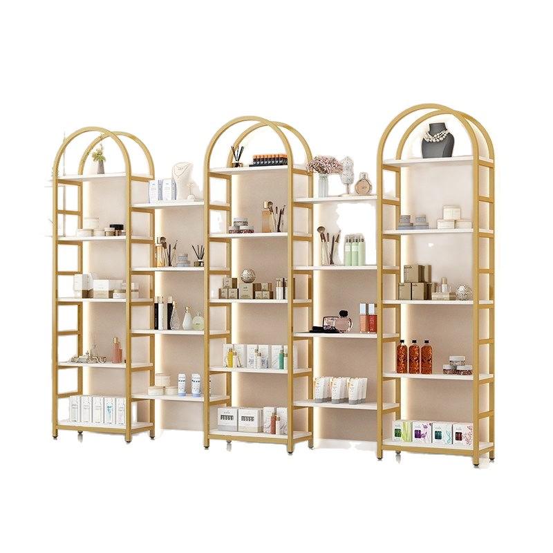 Multi-layer Display Rack for Cosmetics & Nail Salon Storage