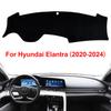 Внутренняя отделка для Hyundai Elantra 2020-2024, Накладка на панель приборов, Защита от солнца, Защита от УФ, Коврик на панель, Нескользящий