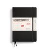 Leuchtturm 2025 Январь A5 Еженедельник Официально импортированный Планер, Старт, Горизонтальный, Черный, 370768,