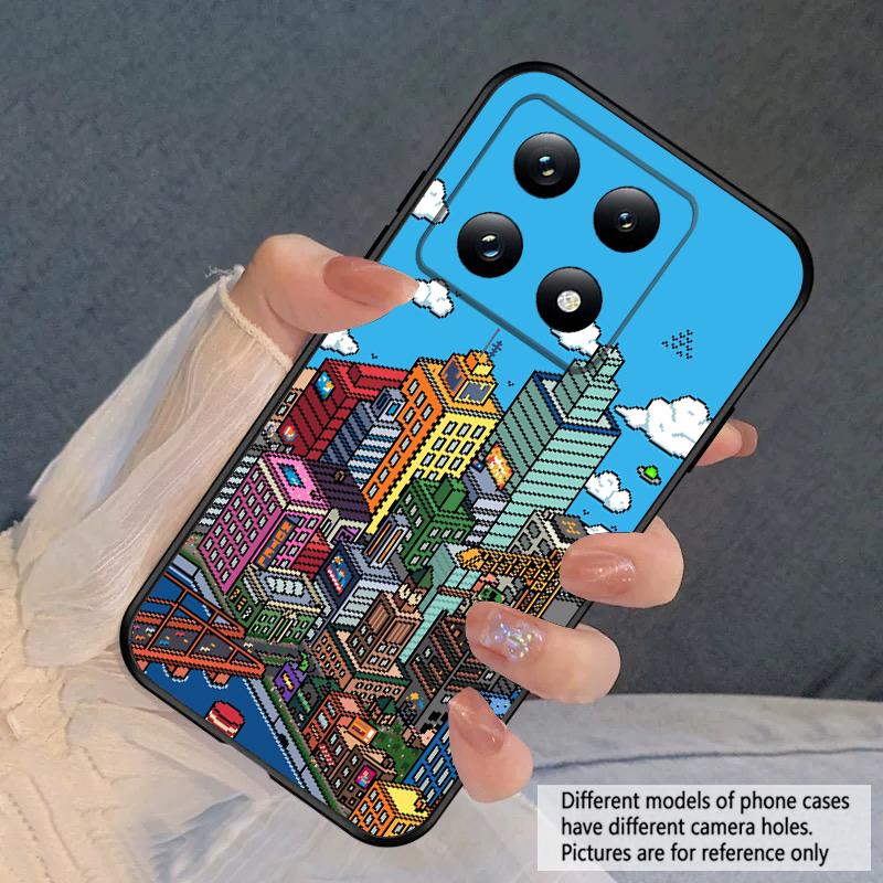 Закат Ся Стрит Для Xiaomi 11T 11 Ultra 12 12T Pro 14 15 13 Lite Mi Poco M4 5 M7 5G X4 X5 M6 C75 Pro X6 4G мягкий чехол для телефона