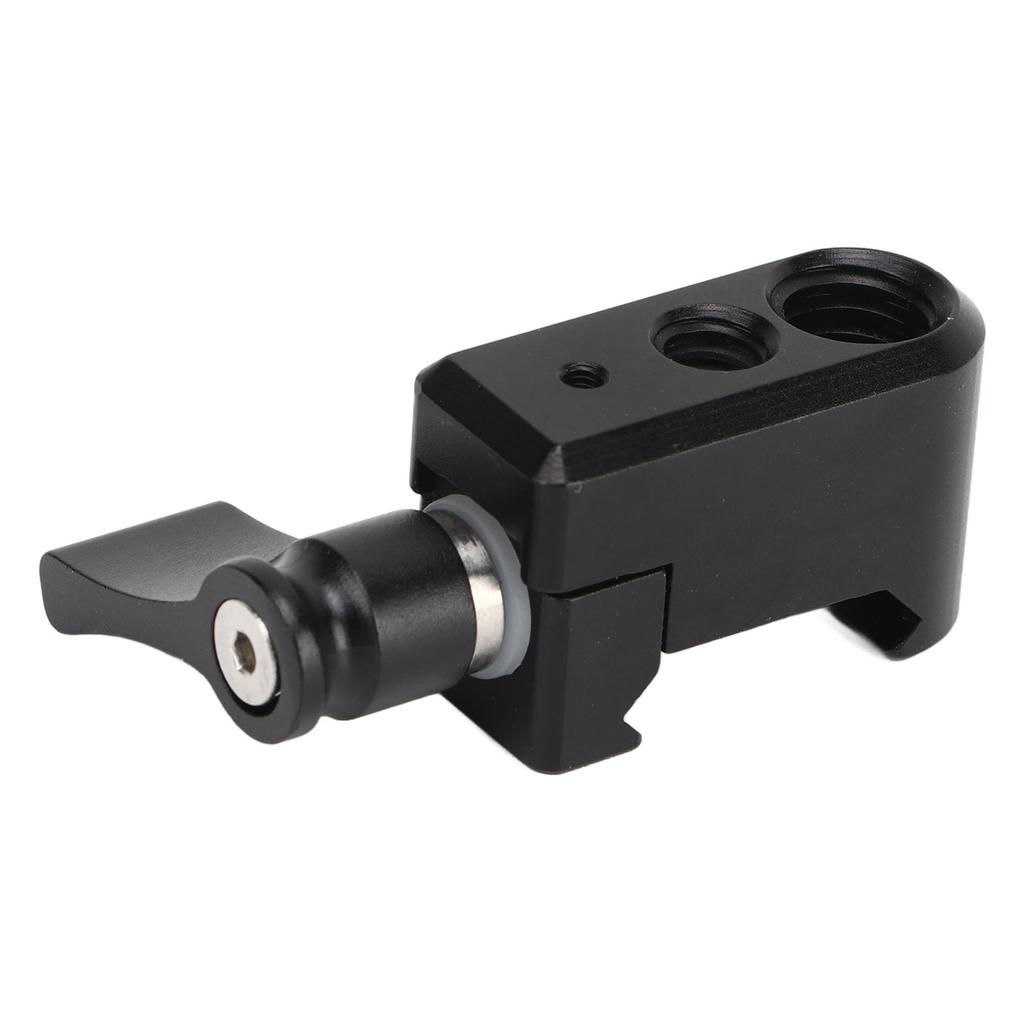 for NATO Rail Clamp Aluminum Alloy Camera Cage Extension Quick Release Clamp with 1 4 Inch 3 8 Inch Screw Hole for Vlog