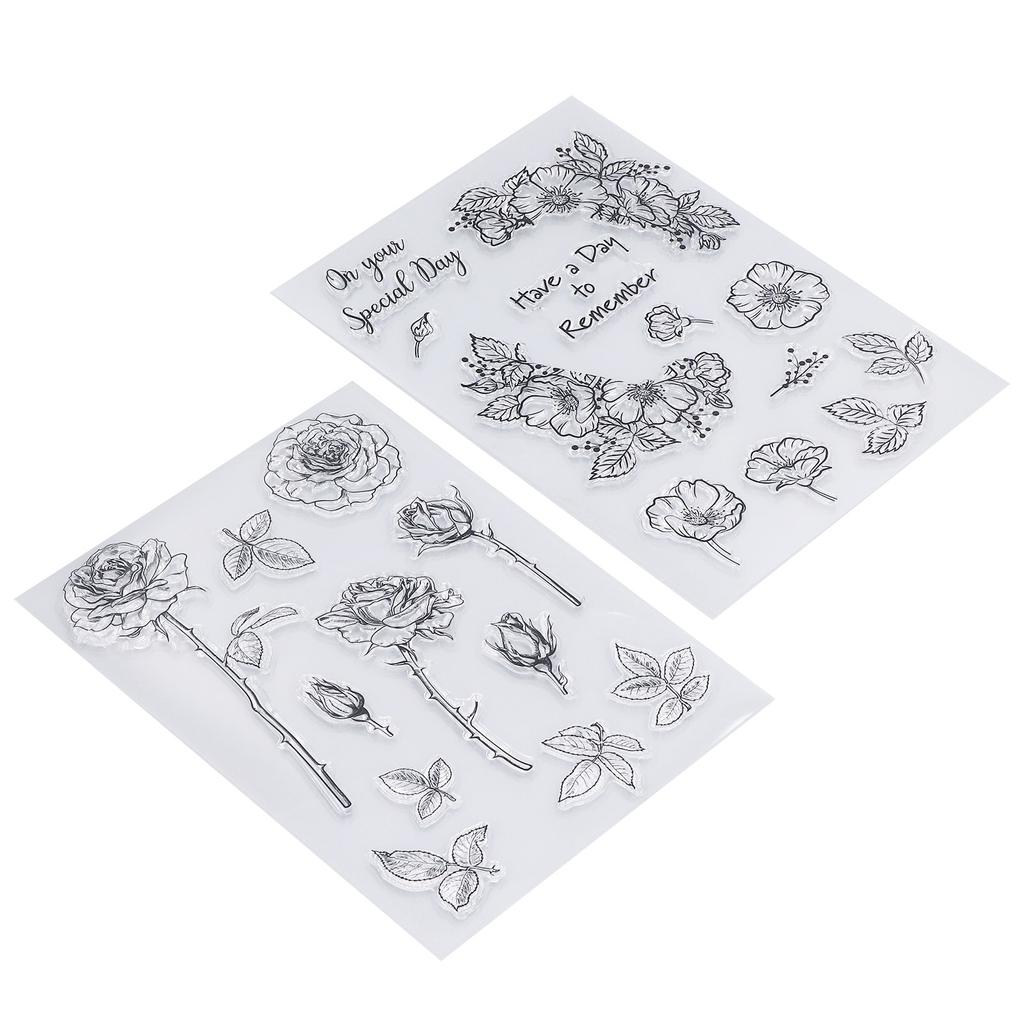 2 шт. Прозрачные штампы, безопасные многоразовые, интересные декоративные принадлежности для поделок для Invi