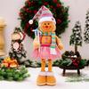 Extendable Colorful Gingerbreads Man Colorful Gingerbreads Man Christmas Window Doll Ornament for Holiday Decoration