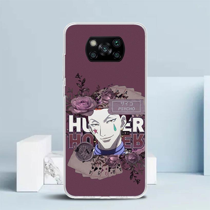 Чехол для телефона HunterX Hisoka для Xiaomi Poco F7 Ultra X5 X6 X7 Pro M7 Redmi 15C 15 13C 13 12C 12 10C 10 10A 9 9C 9A 9T Poco X