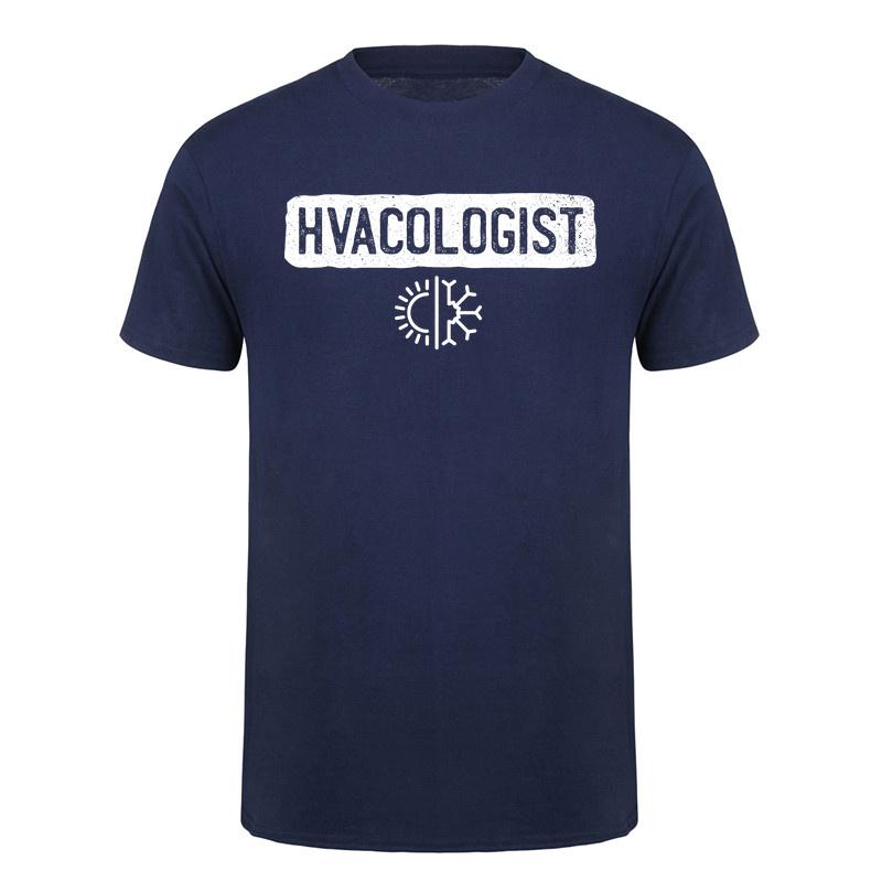 Hvacologist Tshirts Funny Hvac Technician Installer Heating Cooling Engineer Gift Cotton Tshirt Da271