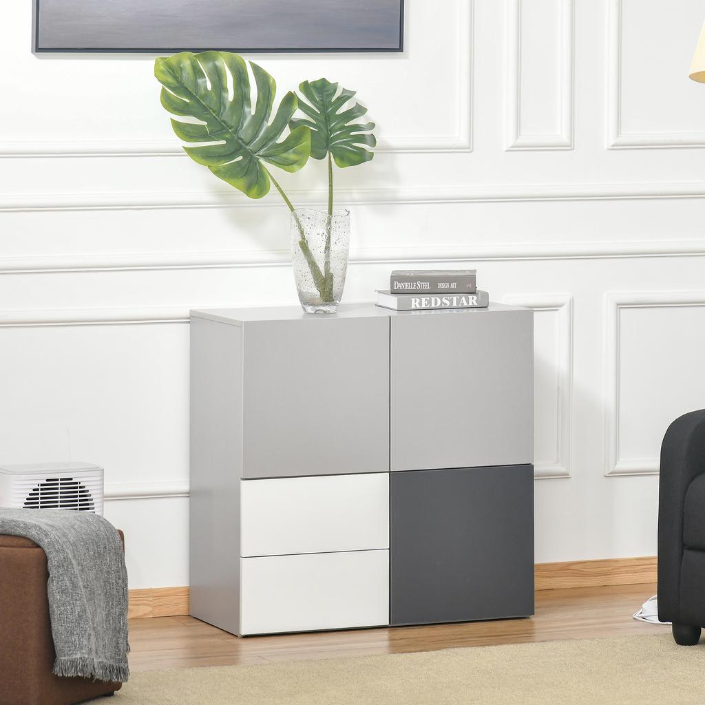 Chest of Drawers, Sideboard, Cube Storage Cabinet Floor Standing Cupboard for Dining Room Kitchen Living Room Bedroom