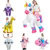 Koala Unicorn Giraffe Pig Tropical Fish Cosplay Inflatable Suit Halloween Easter