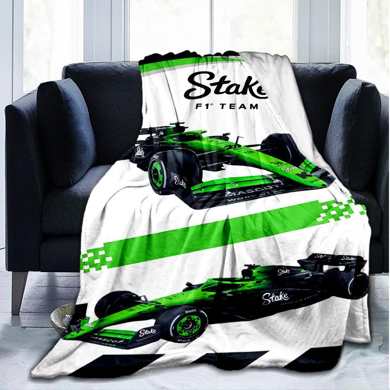 1PC Stake Flannel Blanket, Use for Birthday/Holiday Gift, Soft Blanket for Sofa/Bed/Camping/Office/Tourism Use,All Seasons