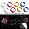 2 шт./комплект Автоаксессуары для Ford Focus 3 MK3 2015 2016 2017 2018 Седан ST Кольцо-крышка на ручку переключателя управления кондиционером и отоплением