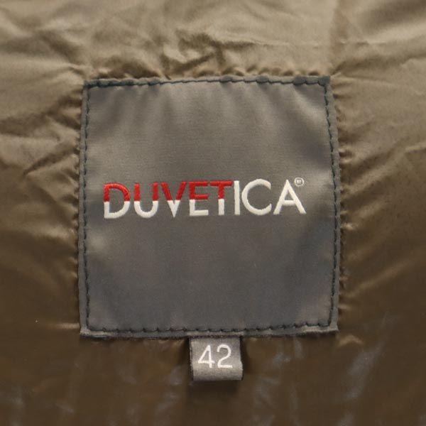 Пуховик DUVETICA 42 черный капюшон Женский Б/У