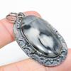 Ocean Fume Agate Handmade 925 Sterling Silver Gift Pendant 2.29" R3I91