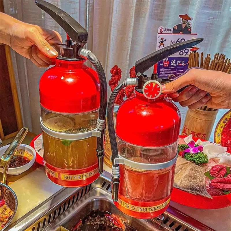 2L Креативная пивная машина бар пластиковый огнетушитель форма бутылки для напитков пивная машина
