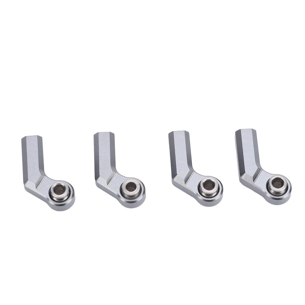 4PCS Metal Ball Joint Alloy 7.0mm Diameter M4 Thread High Accuracy RC Car Bend Ball Joint Ti Color