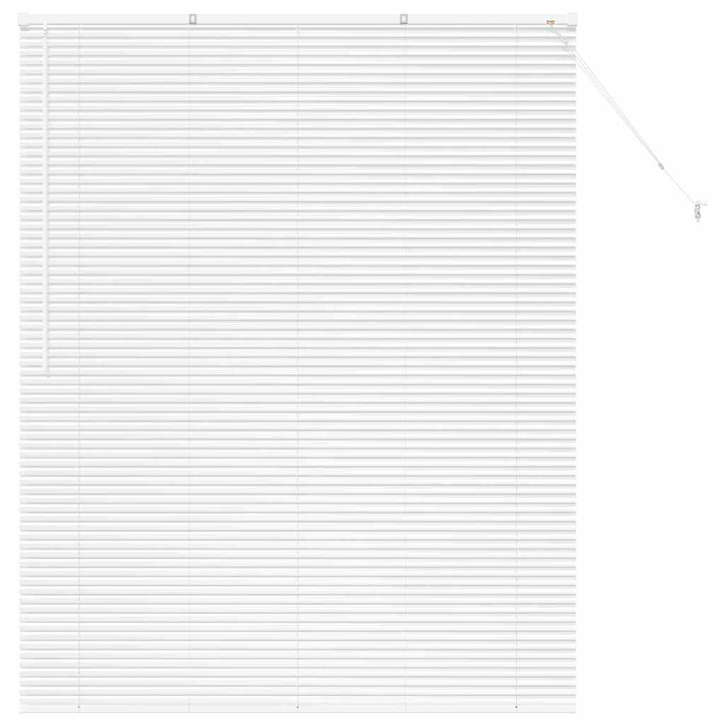 vidaXL Venezianische Jalousien Weiß 175 x 150 cm Aluminium