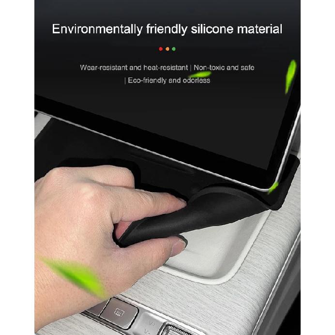 For Geely Starry L 2024 Central Control Wireless Charging Mat Silicone Non-slip Dust Waterproof Protect Pad Interior Accessories