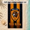 Beach TowelHull City Custom Name Text Personalized Soft Towel for Beach Pool Indoor Home Decor Gift