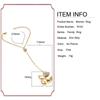 Vintage Ring Bracelet Wrist Chain Jewelry Fashion Hand Back Bangles Female Women Arm Link Ornaments
