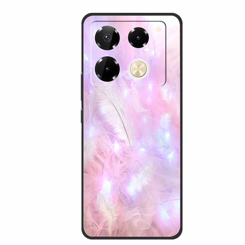 Чехол для Infinix Note 40 Pro 5G, мягкий силиконовый чехол из ТПУ, чехлы для телефона для Infinix Note 40 40pro 4G, Цветочки, Милый Coque Fundas