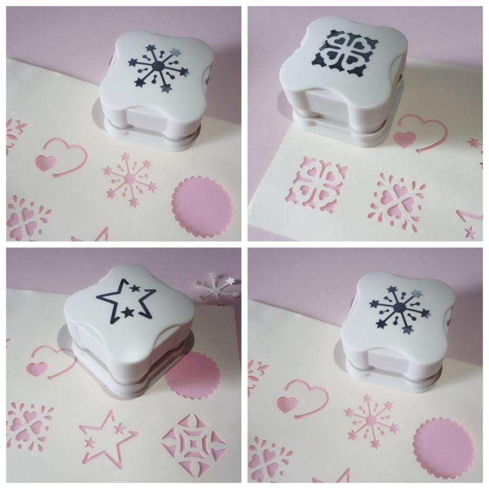 Magnetic Paper Hole Punch Punching Machine Paper Cutter Embossing Device Scrapbooking