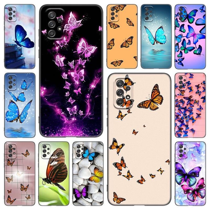 Cool Butterfly Aesthetic Phone Case For Samsung Galaxy A21 A30 A50 A52 S A13 A22 A32 A33 A53 A73 5G A11 A12 A31 A51 A70 A71 A72