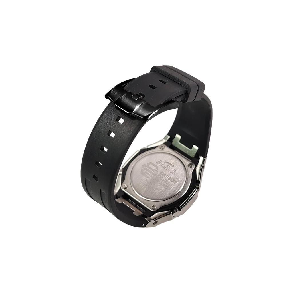 Casio Мужские часы с ЖК-дисплеем и аналоговой индикацией, серия 44 мм, черные, GA-2100-1A1(Watch3--)