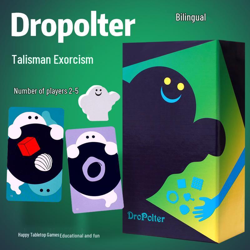 Литьевые подвески Dropolter: Двуязычная игра в карты «Изгнание» для 2-5 игроков