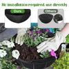 Planter Basket Liner 12/14/16 Inch Felt Flower Basket Liners Prevent Birds Nesting Replacement Liner for Hanging Basket Flowers Wedding Indoor Garden