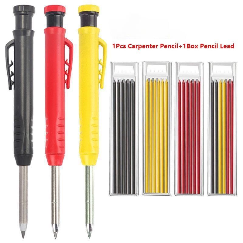 Твердый плотницкий карандаш и карандашный грифель, деревообрабатывающие инструменты, механический карандаш, строительные инструменты